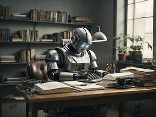 Roboter im Büro  Büroroboter