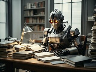 Roboter im Büro  Büroroboter