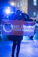 Protestmarsch der Letzten Generation München