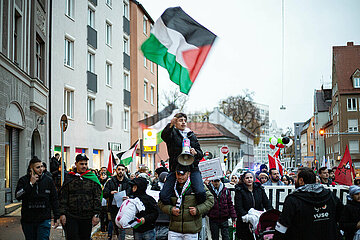 Freiheit für Palästina Demo in Augsburg