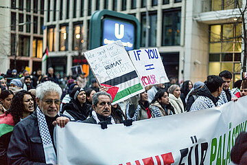Palästina Demonstration in Berlin Mitte