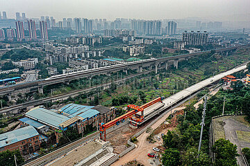 CHINA-CHONGQING-HIGH-SPEED RAILWAY-CONSTRUCTION (CN)