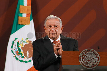 Mexican President Andres Manuel Lopez Obrador Press Conference