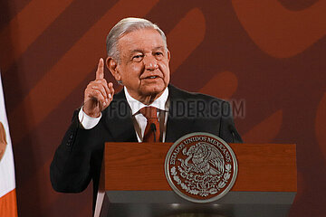 Mexican President Andres Manuel Lopez Obrador Press Conference