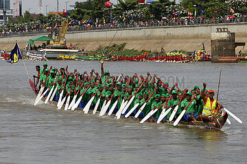 CAMBODIA-PHNOM PENH-WATER FESTIVAL-CELEBRATION