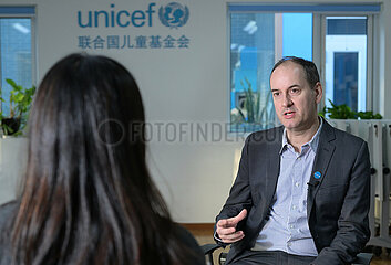 CHINA-BEIJING-UNICEF OFFICIAL-INTERVIEW (CN)