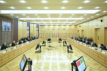 TURKMENISTAN-ASHGABAT-DING XUEXIANG-CHINA-COOPERATION COMMITTEE-MEETING
