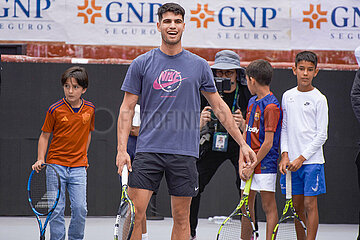 Children's Tennis Clinic With Carlos Alcaraz