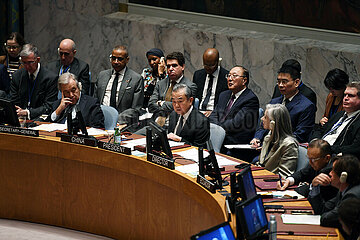 UN-SECURITY COUNCIL-PALESTINIAN-ISRAELI CONFLICT-CHINA-HIGH LEVEL MEETING