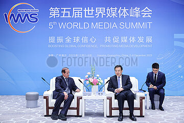 CHINA-GUANGDONG-WORLD MEDIA SUMMIT-LEADERS-MEETING (CN)