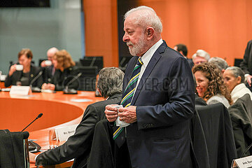 Lula - Olaf Scholz: Bundeskanzleramt Berlin