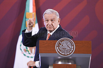 Andres Manuel Lopez Obrador Press Conference