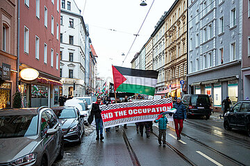 Free Palestine Kundgebung in München