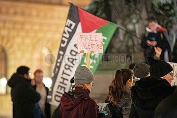 Palästina Mahnwache in München