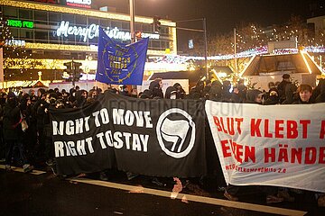 Demo gegen Abschottungspolitik der EU in Berlin