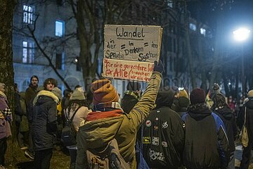 Demonstration in München gegen das geplante Genderverbot von Söder
