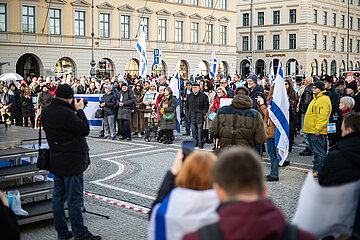 Pro-Israelische Demo gegen Palästina in München