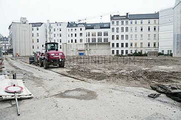 Bauarbeiten auf dem ehemaligen Areal der Gänsemarkt-Passage sind vorerst gestoppt