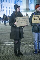 Demonstration gegen das Konzert von Till Lindemann in München
