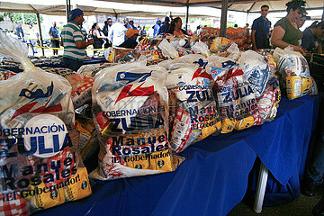Sale of Food in Popular Markets of Venezuela