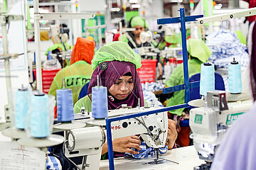 Näherinnen in der Fabrik in Dhaka