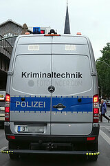 Berlin  Deutschland  Einsatzfahrzeug der Kriminaltechnik der Polizei Berlin