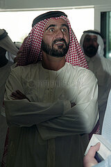 Dubai  Portrait of Sheikh Mohammed bin Rashid al Maktoum