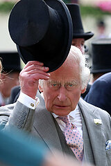 Royal Ascot  Portrait of HM King Charles III