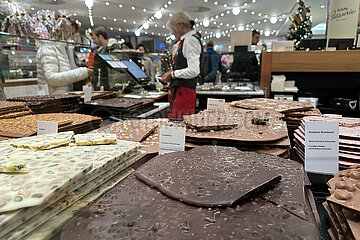 Berlin  Deutschland  Schokoladenverkauf im KadeWe