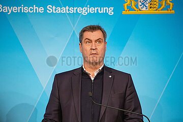 Pressekonferenz der bayerischen Staatsregierung in München