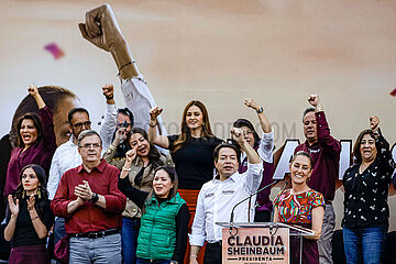 Mexico’s Presidential Candidate Claudia Sheinbaum in Closing Pre Campaign Rally
