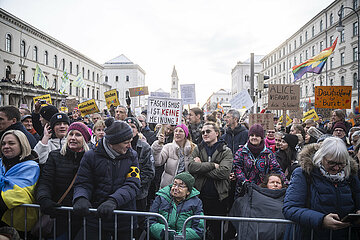 Großdemonstration gegen Rechts in München