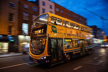 Republik Irland  Dublin - Doppeldeckerbus