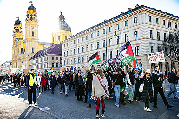 Palästina Demo in München