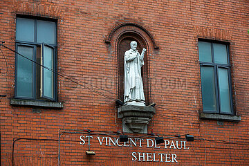 Republik Irland  Dublin - St Vincent De Paul Shelter gehoerend zu Society of St. Vincent de Paul  Hilfe zur Selbsthilfe fuer Obdachlose und Andere in Not