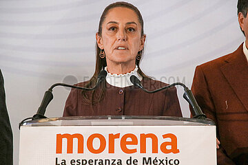 Claudia Sheinbaum Mexico’s pre-candidate Press Conference