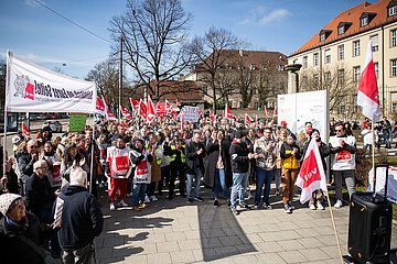 Pflegekräfte streiken in München