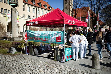 Pflegekräfte streiken in München