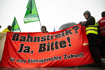 EVG und Verdi Streik in München