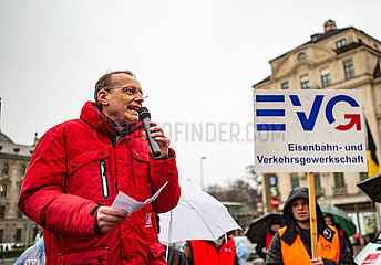 EVG und Verdi Streik in München