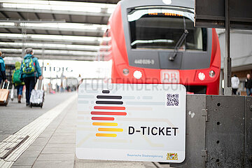 Deutschland-Ticket Symbolbilder