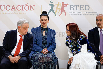 Mexico’s President Lopez Obrador Inaugurates Technological Baccalaureate School