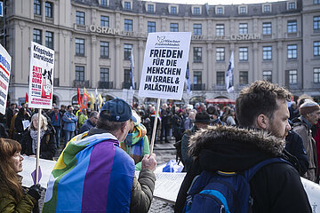Anti-Siko (Sicherheitskonferenz) Demonstration in München vom Friedensbündnis