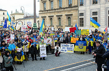 Ukraine Protest während der Münchner Sicherheitskonferenz