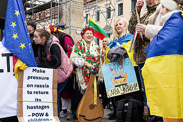 Ukraine Protest während der Münchner Sicherheitskonferenz