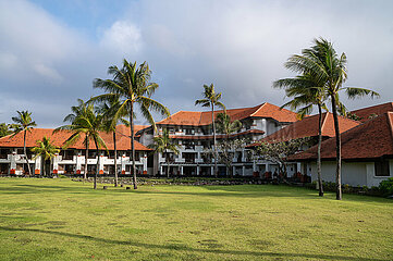 Bali  Indonesien  Aussenansicht der Hotelanlage Grand Hyatt Bali am Strand von Nusa Dua