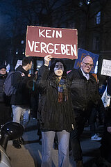 Demonstration zum Gedenktag an das Hanauattentat