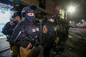 Police Operation In Ecatepec