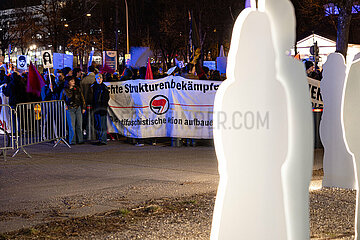 Gedenkdemo am 4. Jahrestag des Anschlags in Hanau