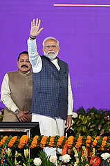 Prime Minister Narendra Modi Inaugurates Developmental Projects
